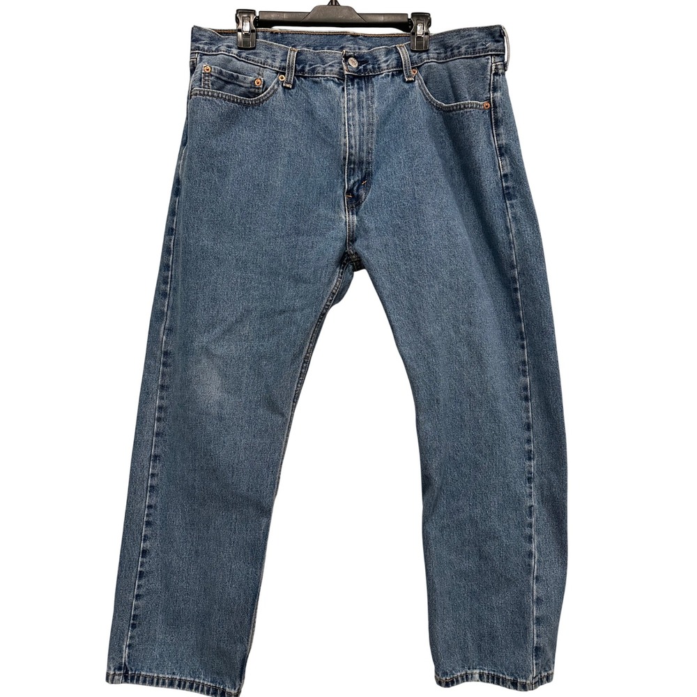Levi‎ Strauss Co 505 Mens Jeans 40x29 Medium Wash Straight Fit Denim